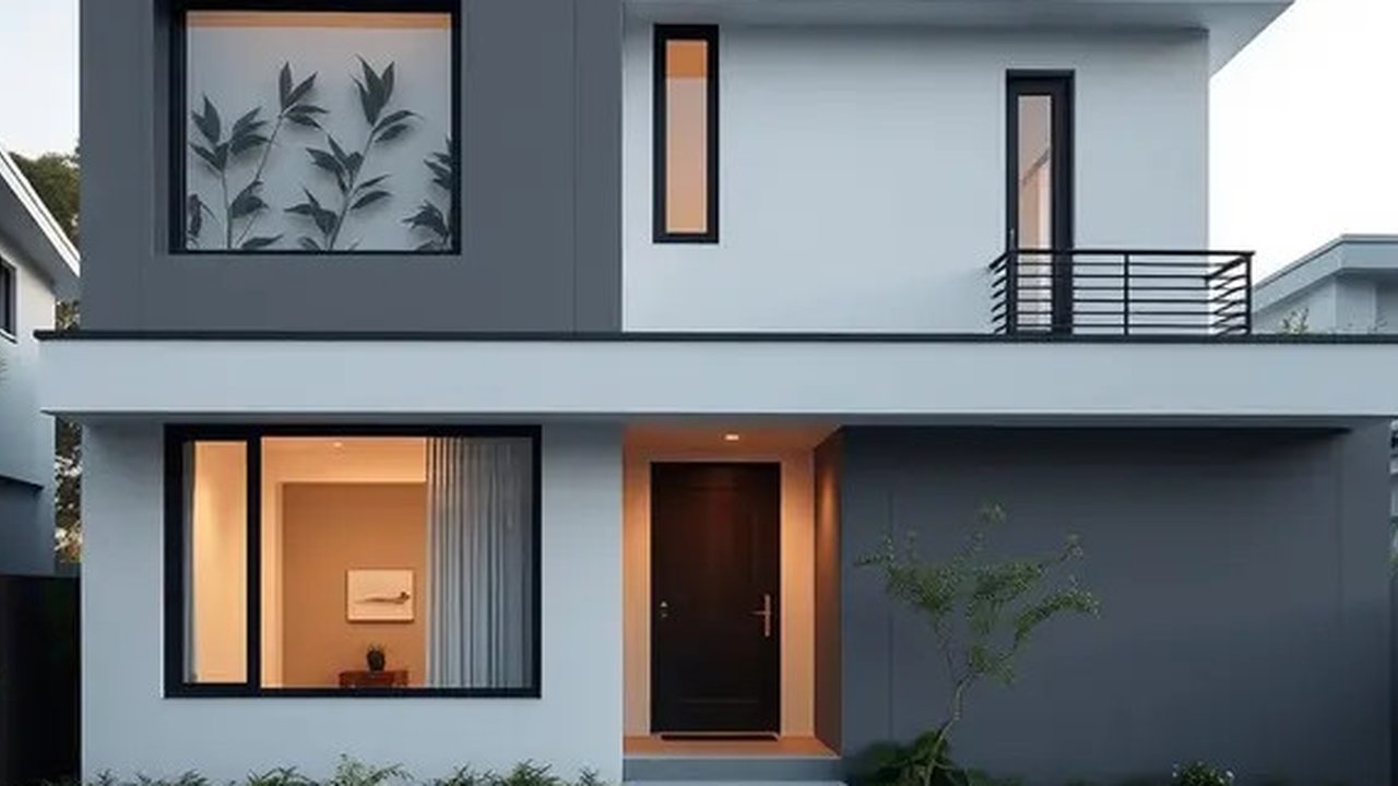 Ilustrasi rumah sederhana di kampung (Foto: Pinterest)