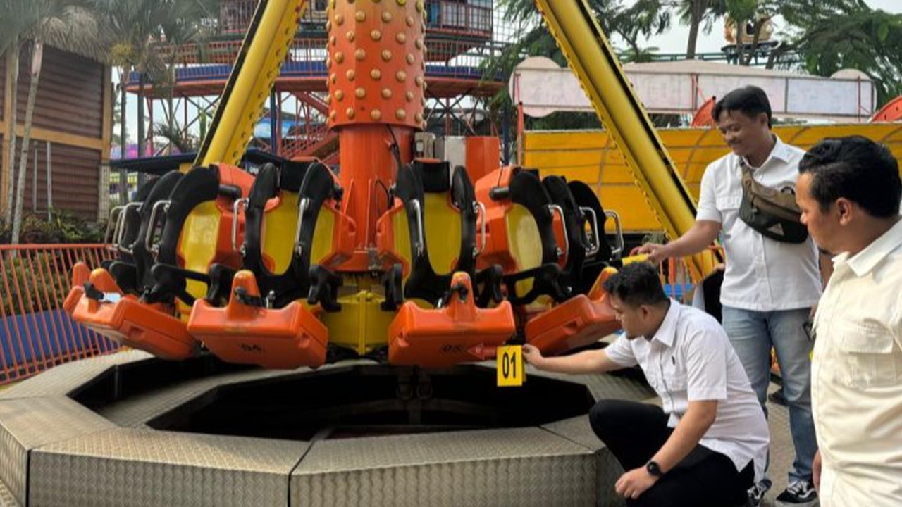 Pengunjung Jatim Park Terlempar dan Jatuh dari Wahana Pendulum 360