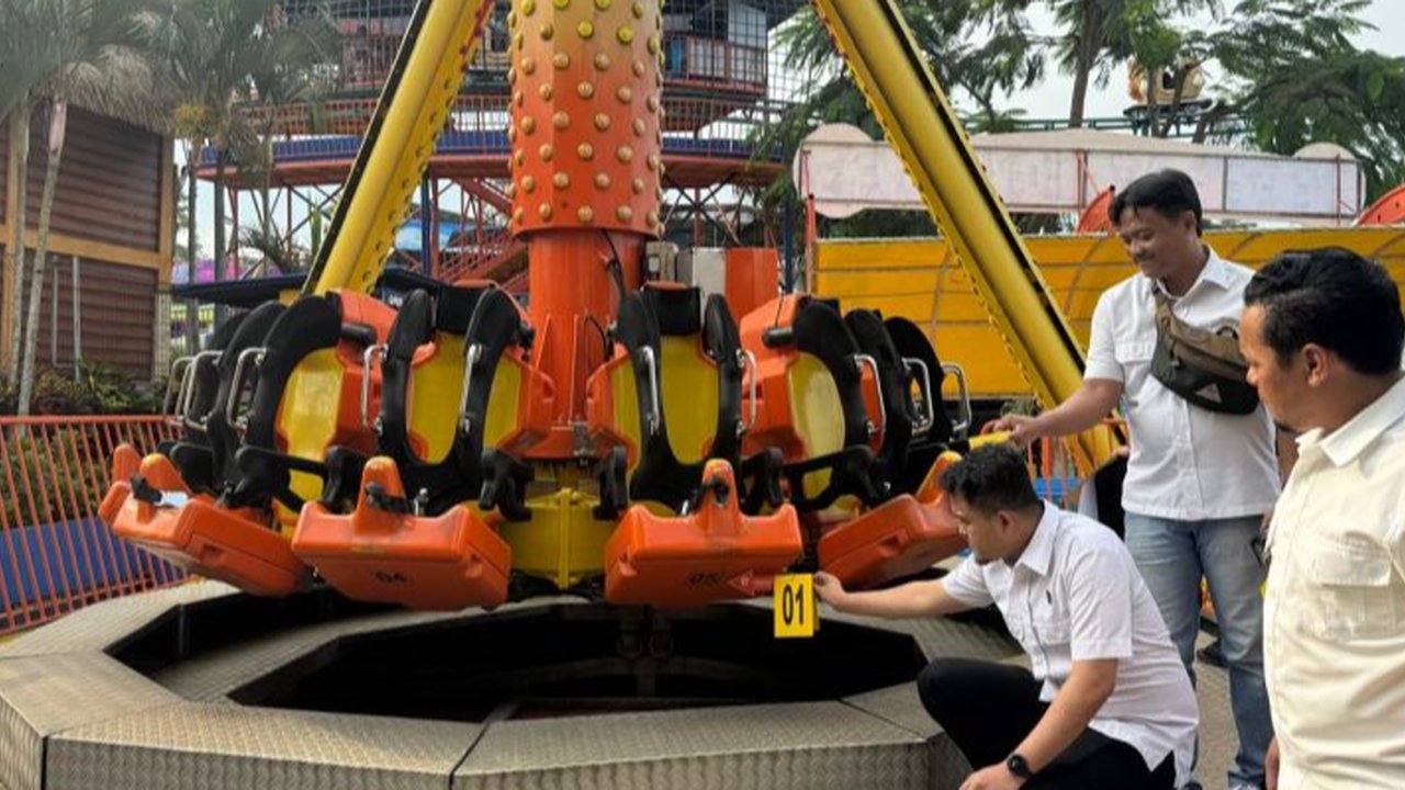 Pengunjung Jatim Park Terlempar dan Jatuh dari Wahana Pendulum 360