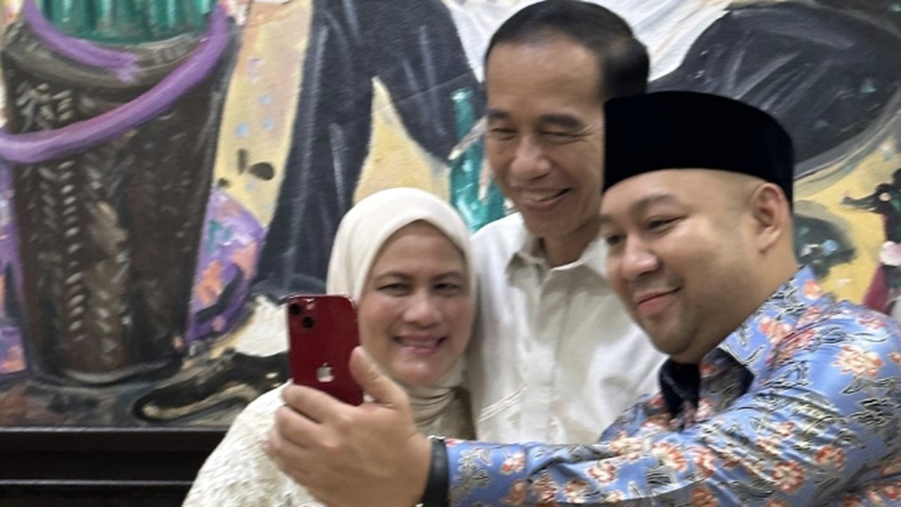 Didit Foto Bareng Jokowi dan Iriana
