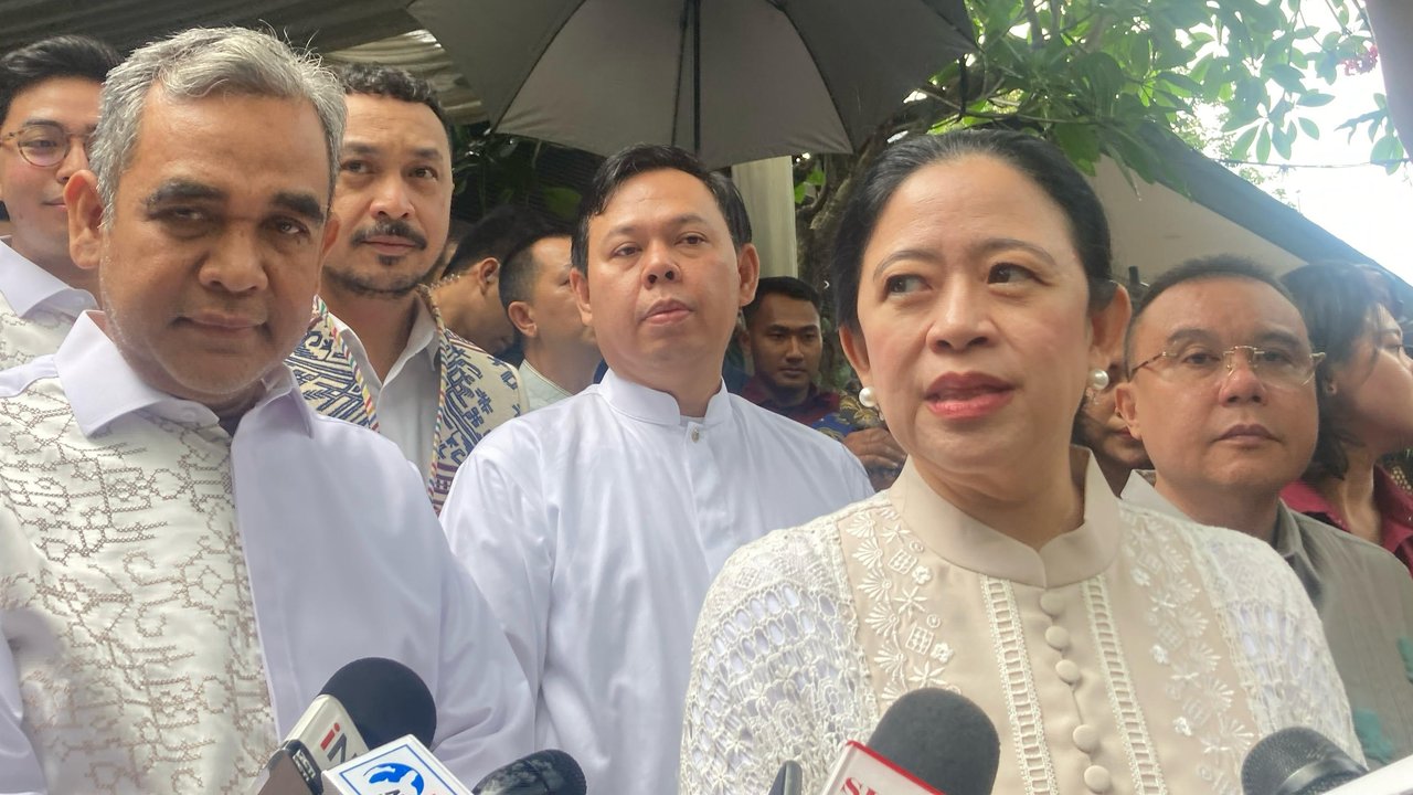 Hadiri Halalbihalal di Rumah Dinas Ketua MPR, Puan Maharani Ngaku Bahas Politik