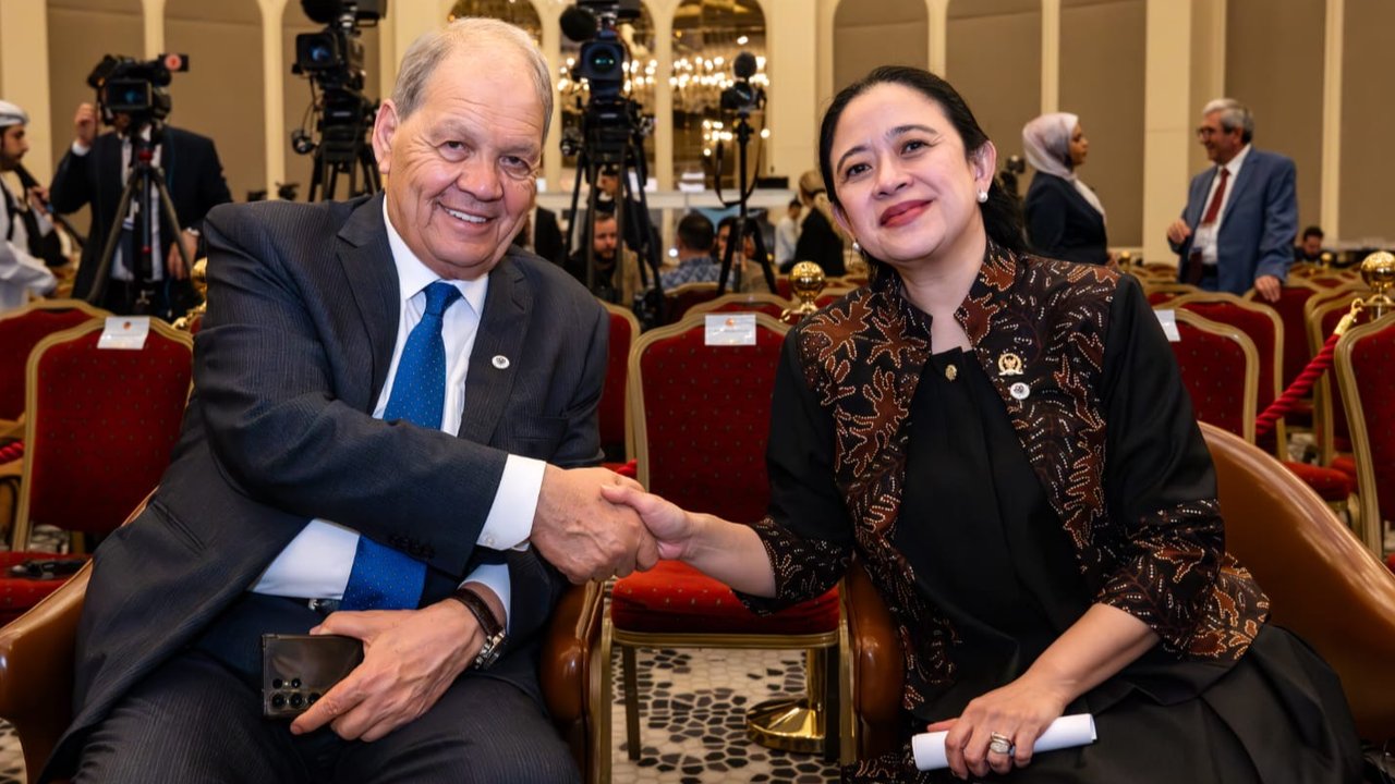 Bertemu Ketua Parlemen Palestina, Puan Tegaskan Dukungan RI Tak Pernah Surut