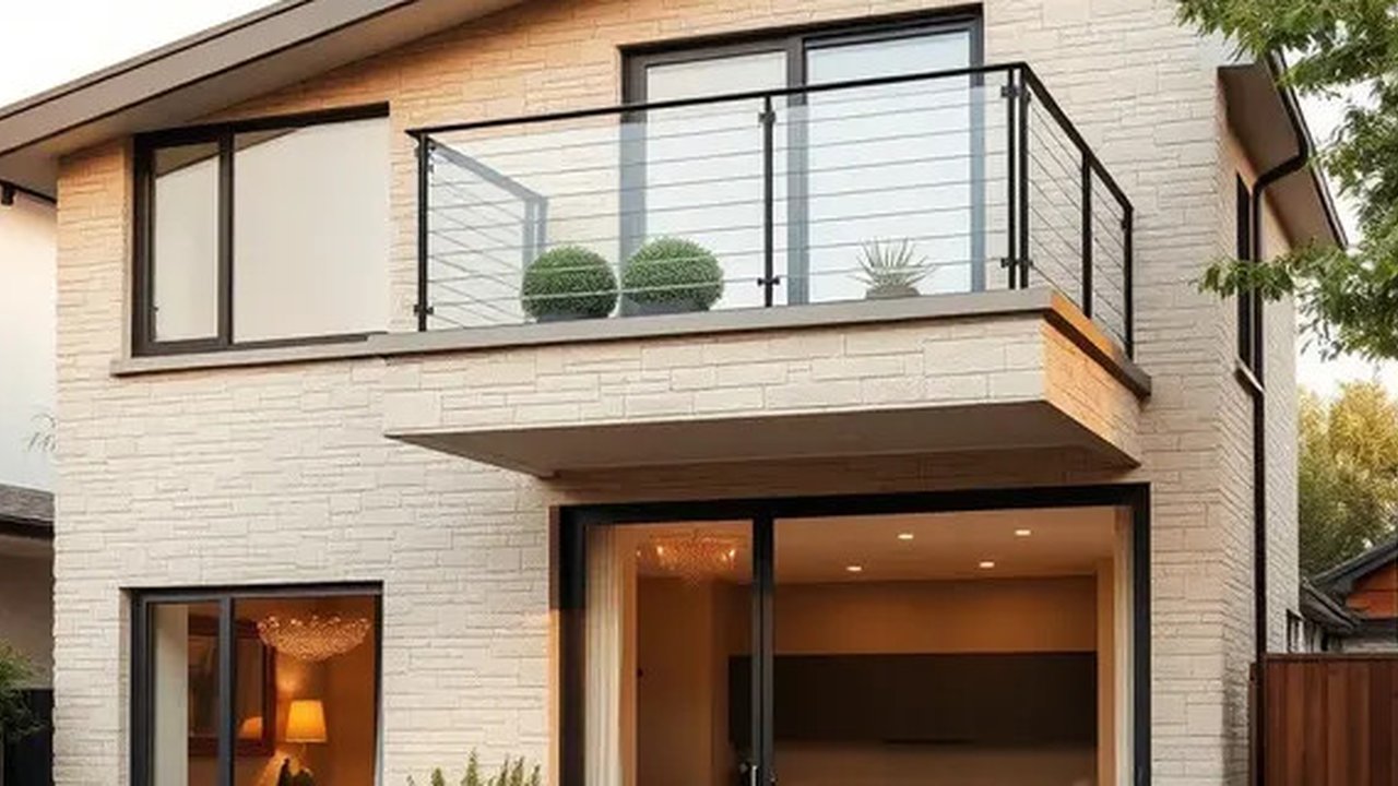 Rumah Minimalis Modern 2 Lantai Bernuansa Tropis (Foto: Rizka Nur Laily via ChatGPT)