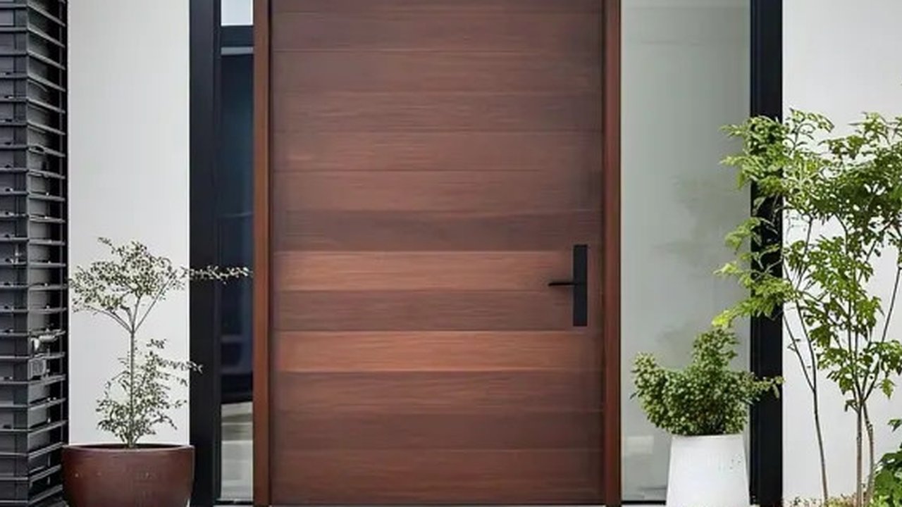 Model Pintu Rumah 1 Pintu