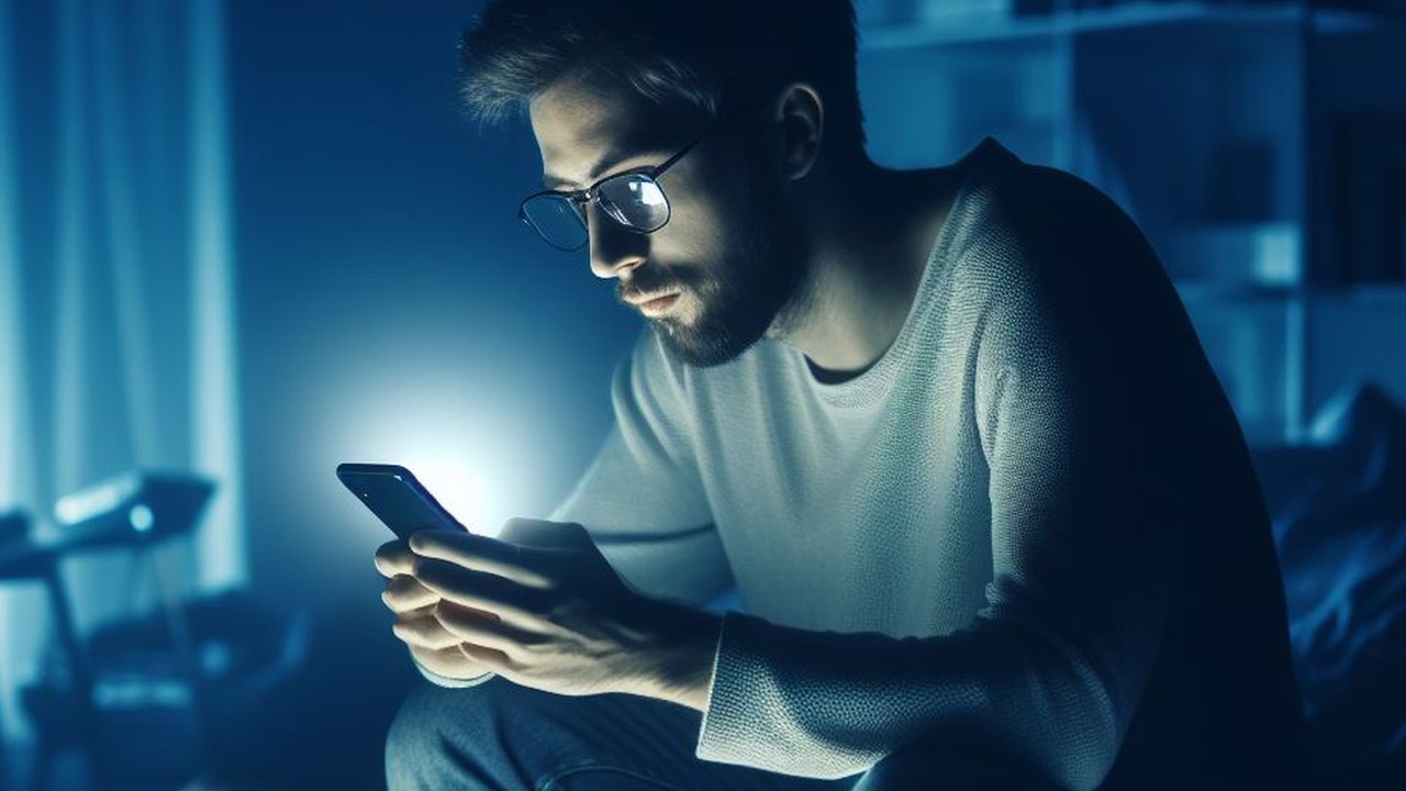 Ilustrasi Menggunakan Smartphone