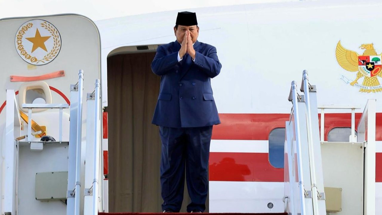 Presiden Prabowo Subianto menyelesaikan rangkaian kunjungan kerjanya ke sejumlah negara di Timur Tengah dan Turkiye, Senin 14 April 2025 (Biro Pers Sekretariat Presiden)