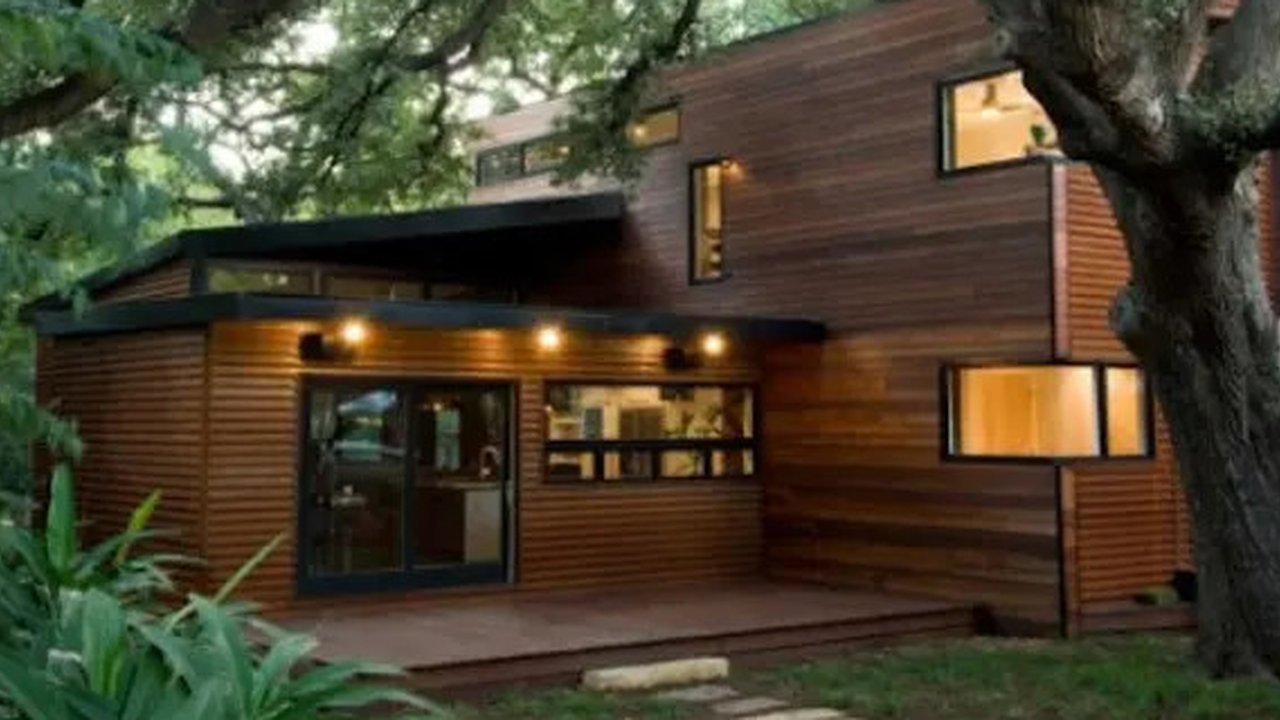 Ilustrasi rumah kayu (Foto: Pinterest)