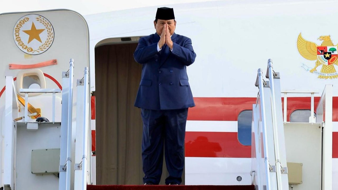 Presiden Prabowo Subianto menyelesaikan rangkaian kunjungan kerjanya ke sejumlah negara di Timur Tengah dan Turkiye, Senin 14 April 2025 (Biro Pers Sekretariat Presiden)