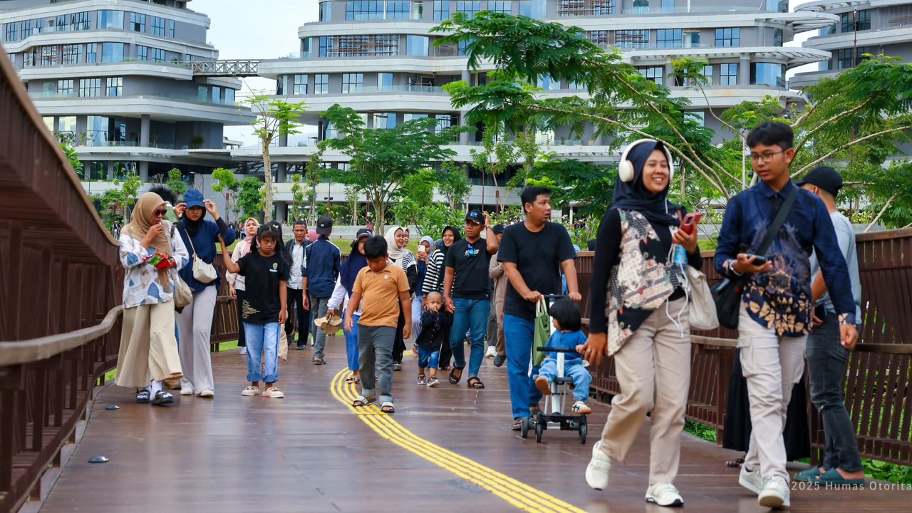<p>Kunjungan masyarakat ke Kawasan Inti Pusat Pemerintahan (KIPP) IKN tetap dibuka di libur Lebaran 2025. (Dok Otorita IKN)</p>