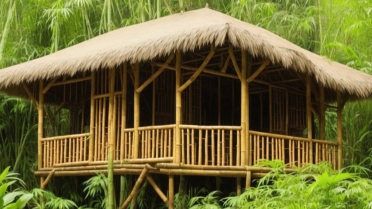 rumah bambu