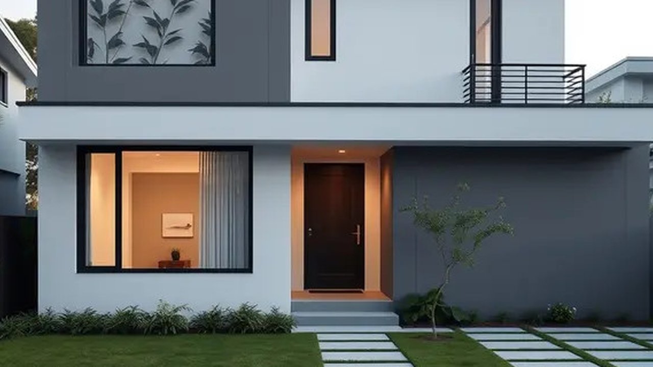 Ilustrasi rumah sederhana di kampung (Foto: Pinterest)