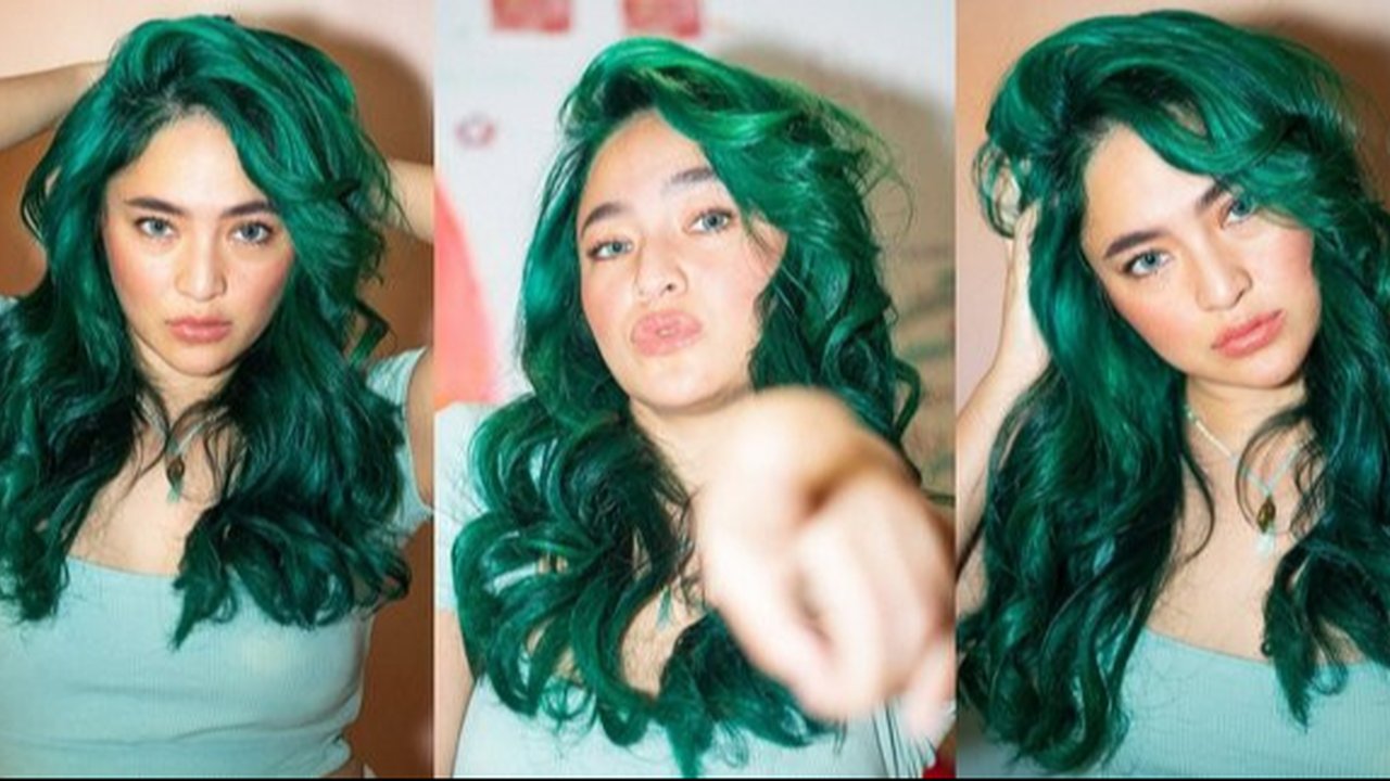 8 Potret Marshanda Pamer Rambut Baru, Mentereng dengan Warna Hijau Emerald - Cantik Bak Mermaid