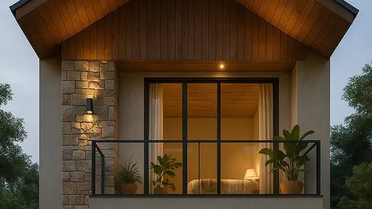 Gambar Rumah Minimalis 2 Lantai dengan Ukuran 6x12 Meter (Foto: Rizka Nur Laily via ChatGPT)