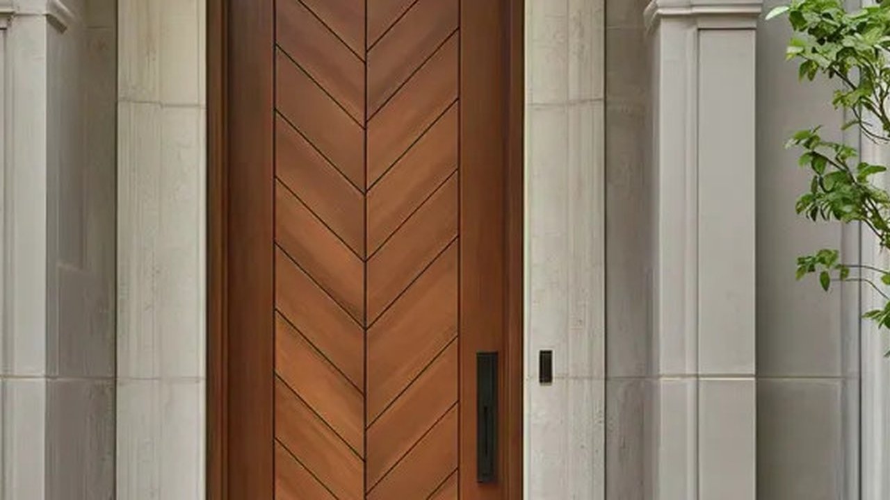 Model Pintu Rumah 1 Pintu