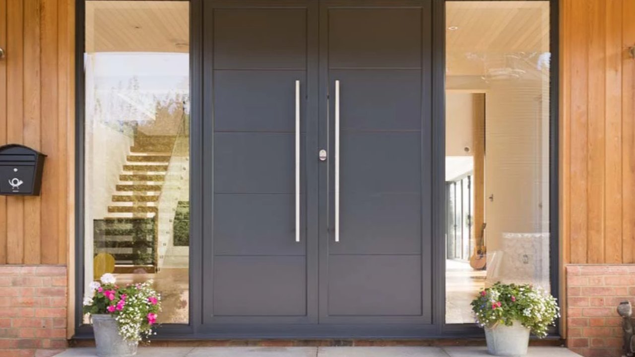 ilustrasi pintu minimalis 2 pintu