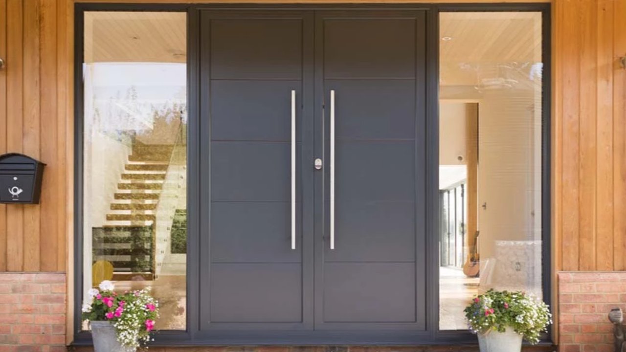 ilustrasi pintu minimalis 2 pintu