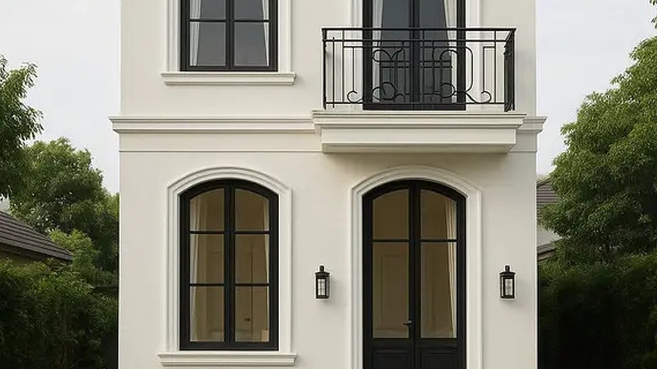 Gambar Rumah Minimalis 2 Lantai dengan Ukuran 6x12 Meter (Foto: Rizka Nur Laily via ChatGPT)