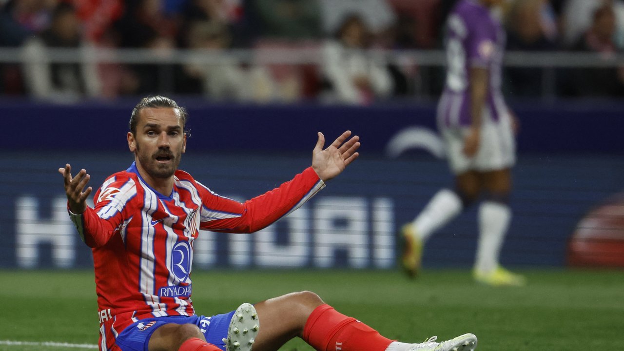 Pemain Atletico Madrid Antoine Griezmann (AFP)