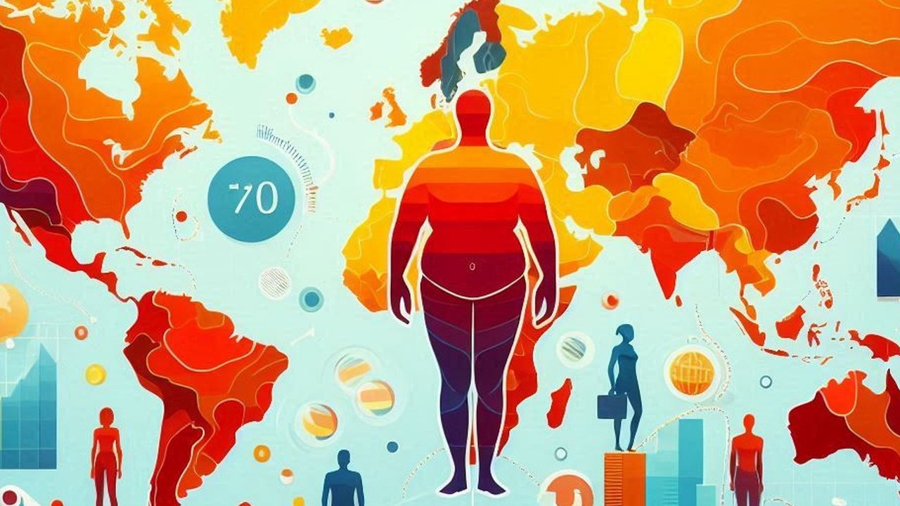 Ilustrasi Obesitas di Seluruh Dunia