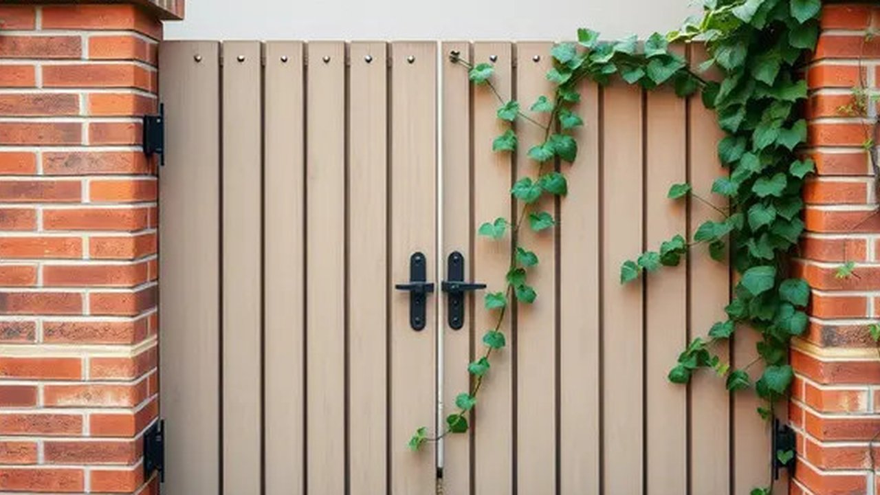Ide Pagar Rumah Minimalis Modern (Sumber: chat.qwen.ai)