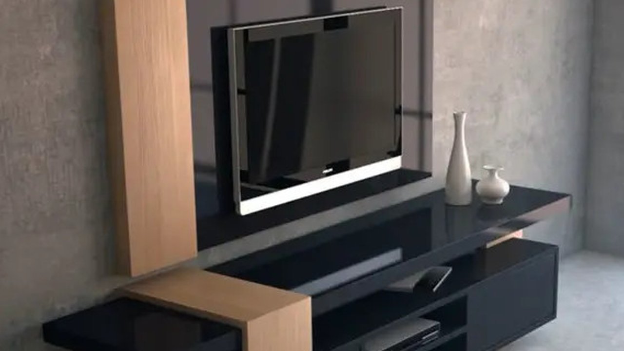 Rak TV Minimalis (Foto: Pinterest/whaianne)