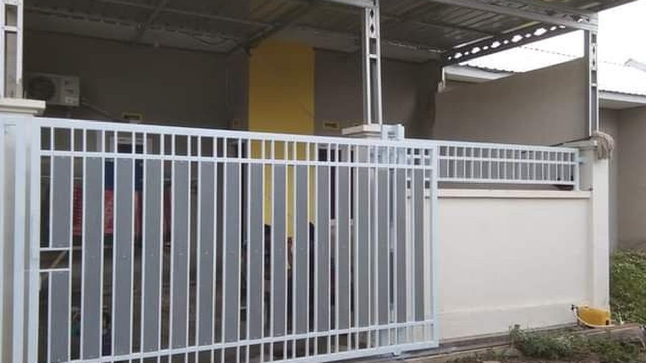 ilustrasi pagar baja ringan minimalis