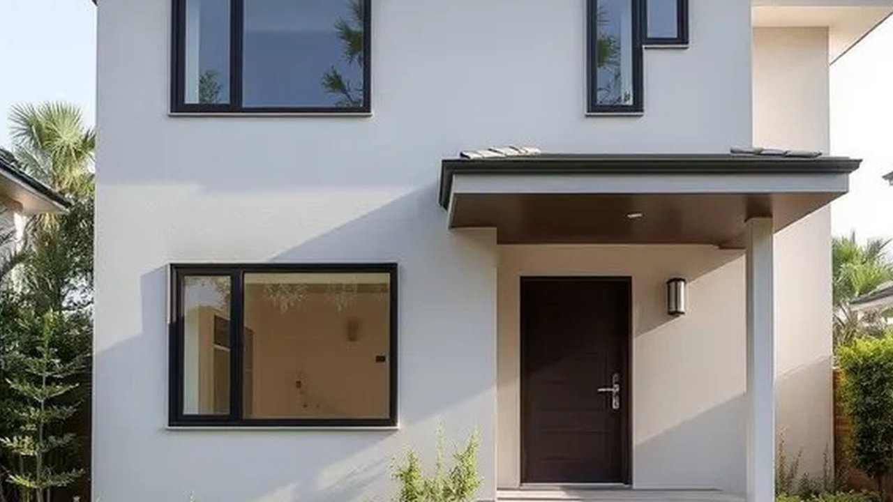 Rumah Minimalis Modern 2 Lantai Bernuansa Tropis (Foto: Rizka Nur Laily via ChatGPT)