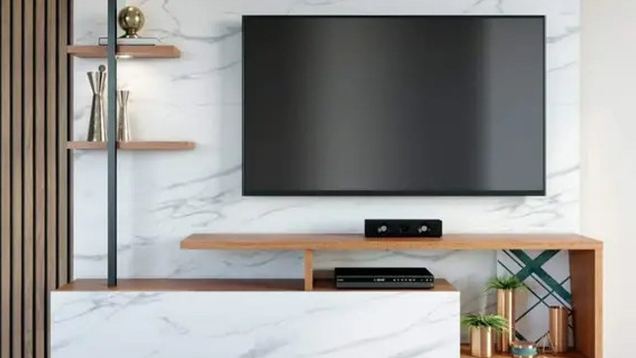 Rak TV Minimalis (Foto: Pinterest/whaianne)