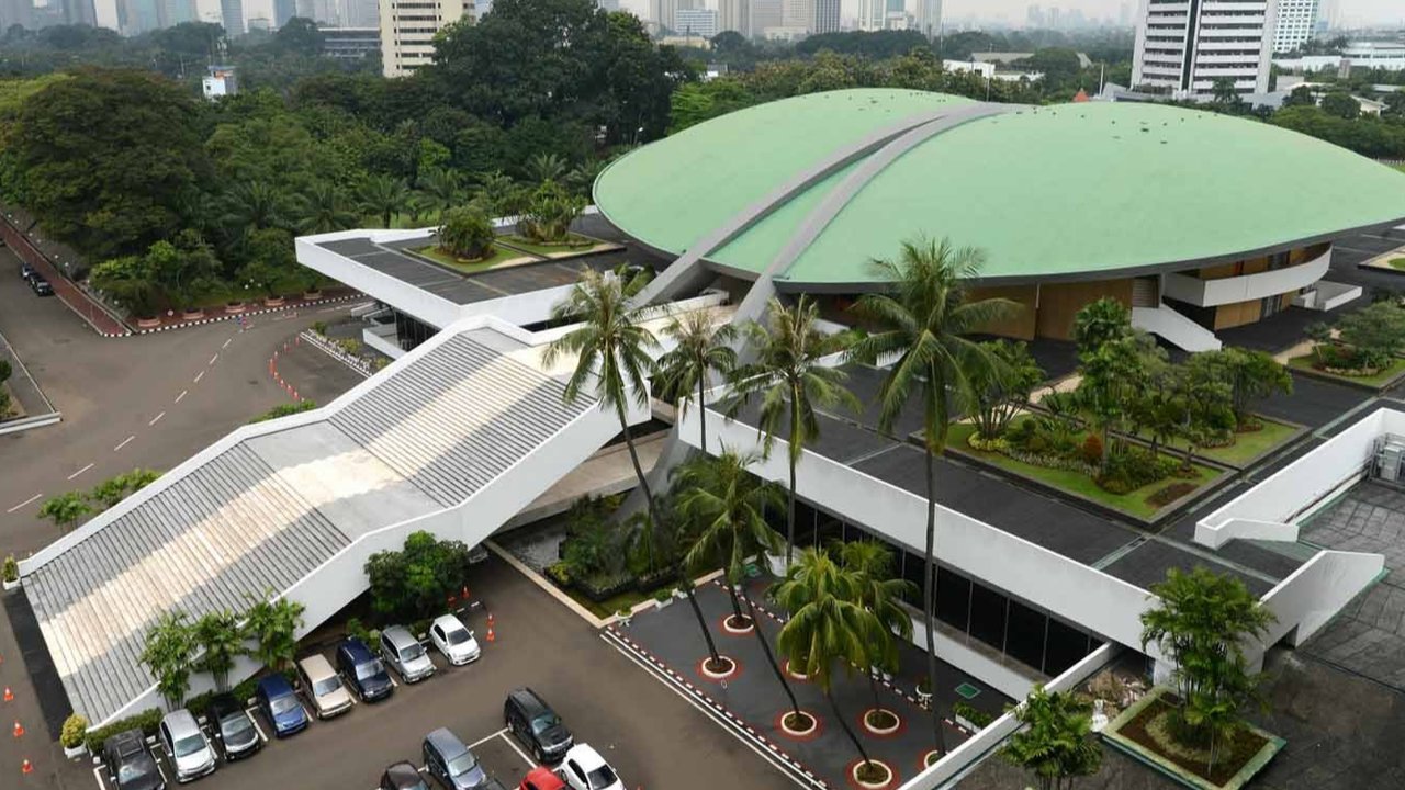 Ilustrasi Gedung DPR/MPR
