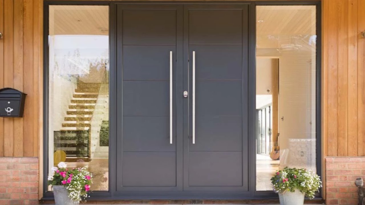 ilustrasi pintu minimalis 2 pintu