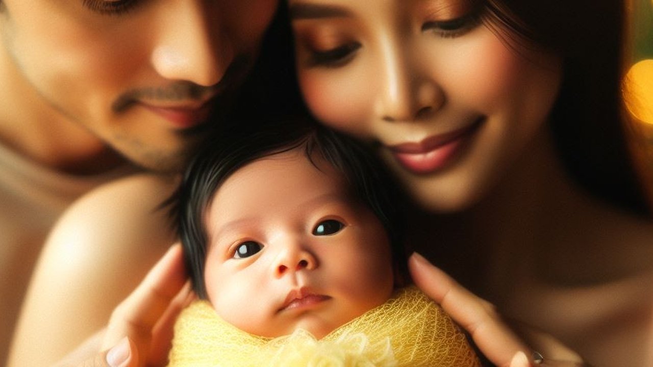 Ilustrasi Bayi dan Orangtua