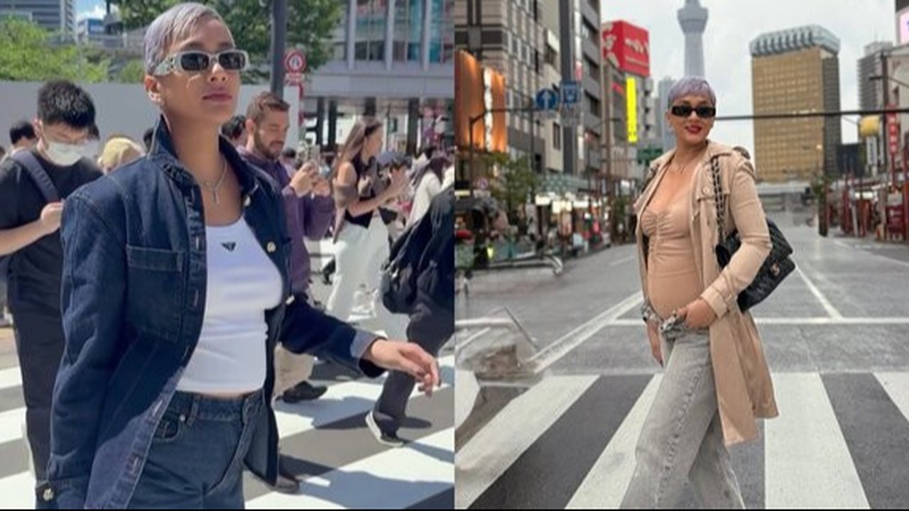 Intip Potret Kimmy Jayanti Hamil Anak Ketiga! Baby Bump Terlihat saat Liburan di Jepang