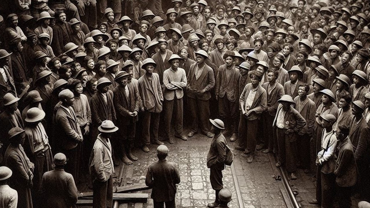 Ilustrasi Demo di Hindia Belanda