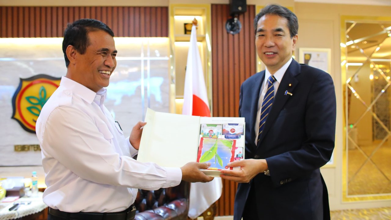 Pertemuan Mentan Amran Sulaiman dan Menteri Pertanian, Kehutanan, dan Perikanan Jepang, Eto Taku