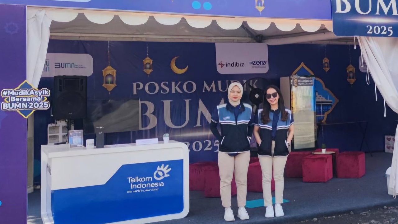 Telkom Melalui IndiBiz Buka Posko Mudik BUMN 2025 di Banyuwangi