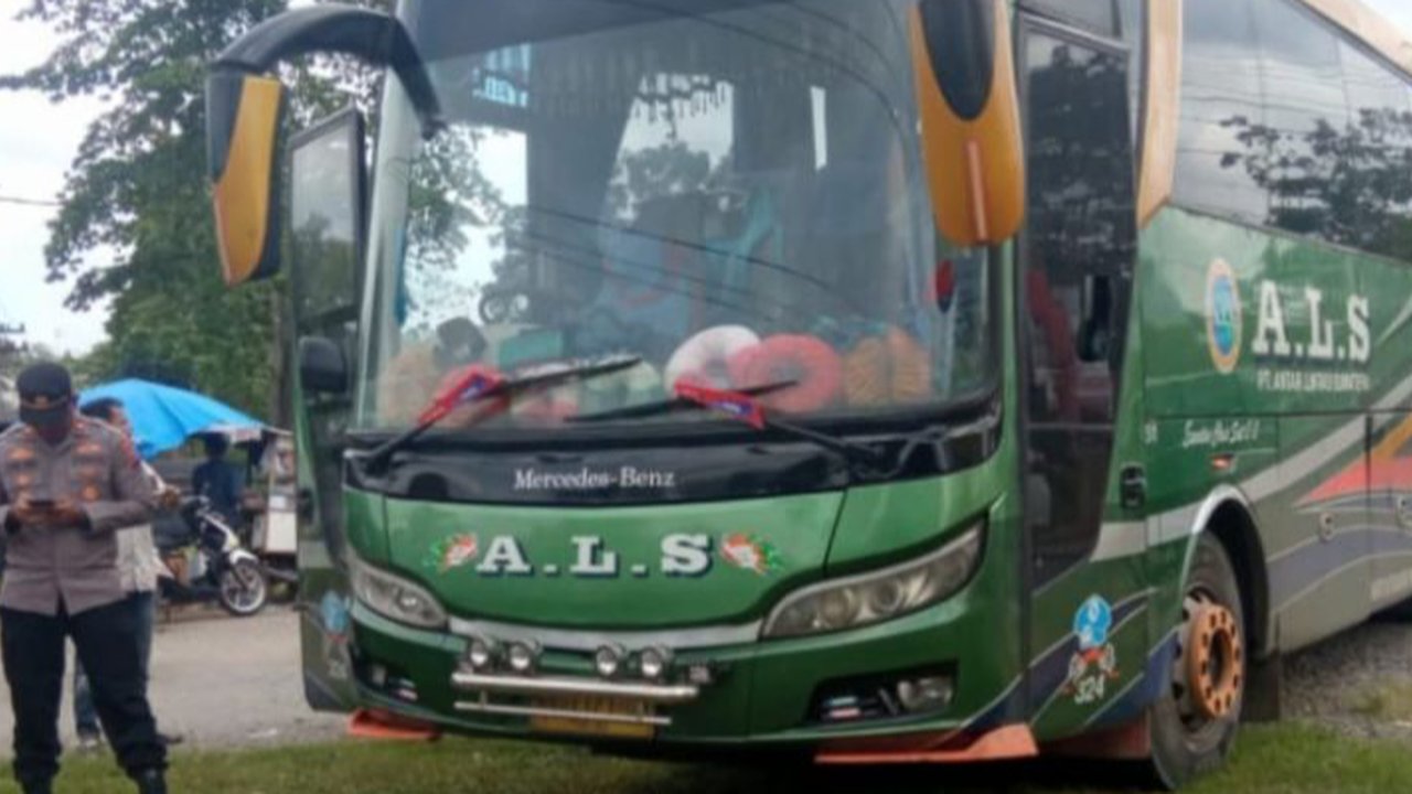 Lansia Penumpang Bus ALS Tujuan Medan Meninggal di Dalam Bus