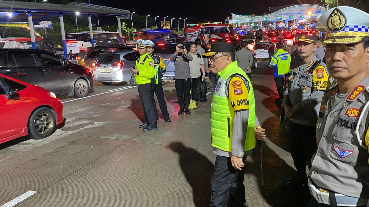 Macet Pemudik di Pelabuhan Bakauheni