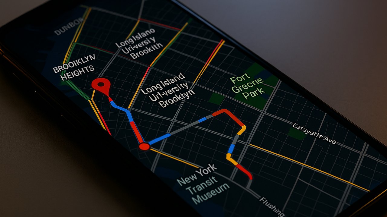 Mengenal Arti Warna Merah, Biru, dan Kuning di Google Maps
