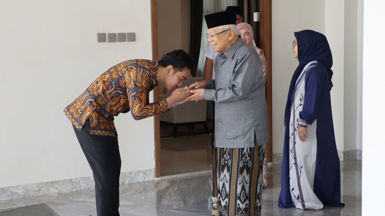 Wapres Gibran Silaturahmi ke Ma’ruf Amin di Depok