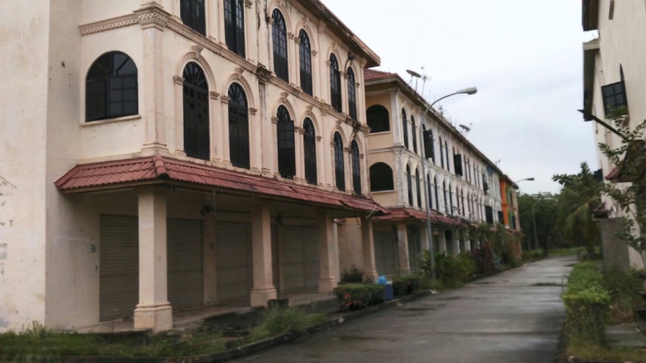 Pusat judi Marina City Batam kini bak kota mati (Liputan6.com / Ajang Nurdin)