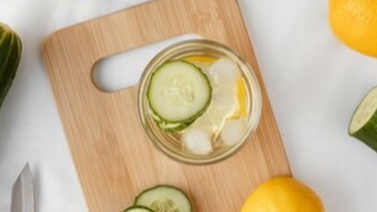 Resep infused water kurma lemon. (dok. Cookpad @Dapur_Madina_)