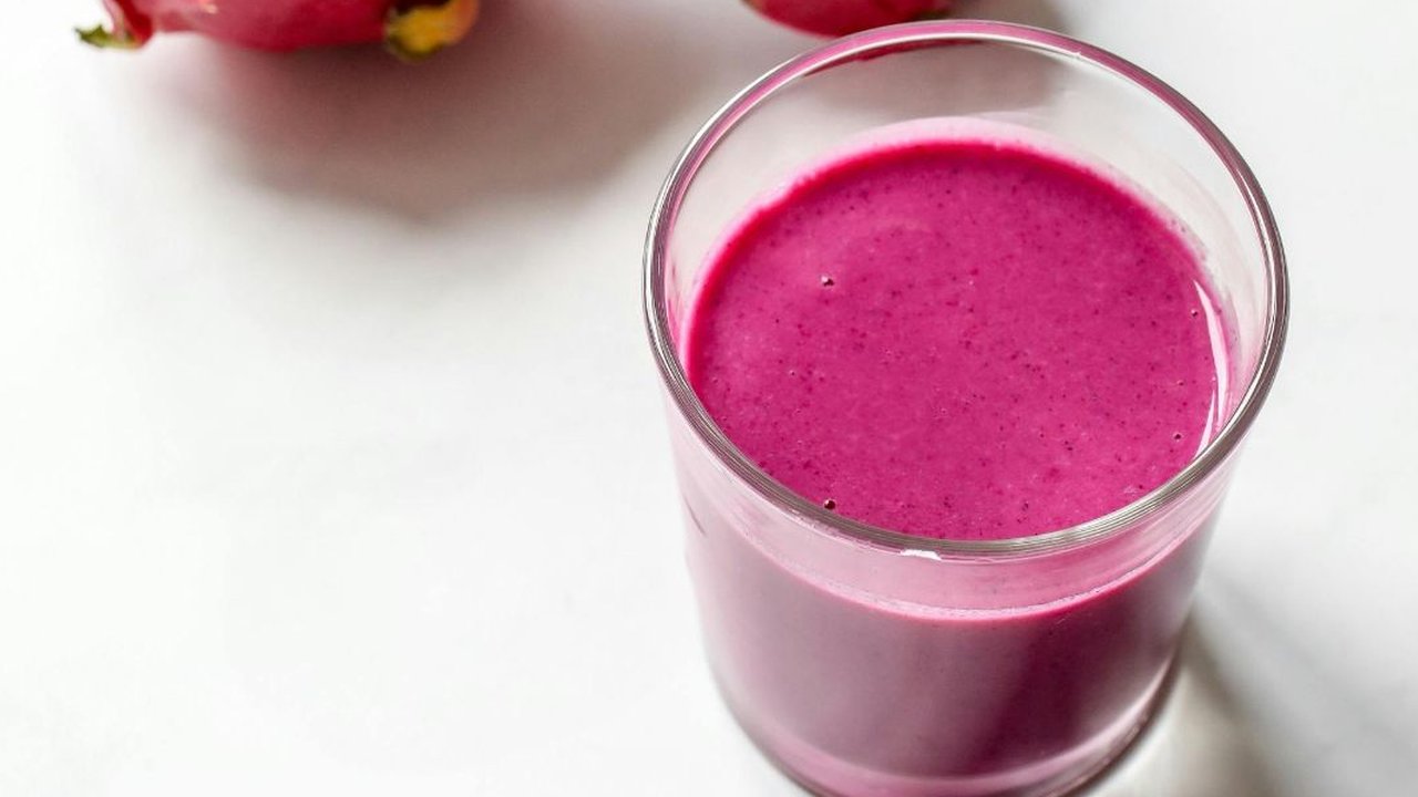 Smoothies buah naga. (Sumber: Pixabay)