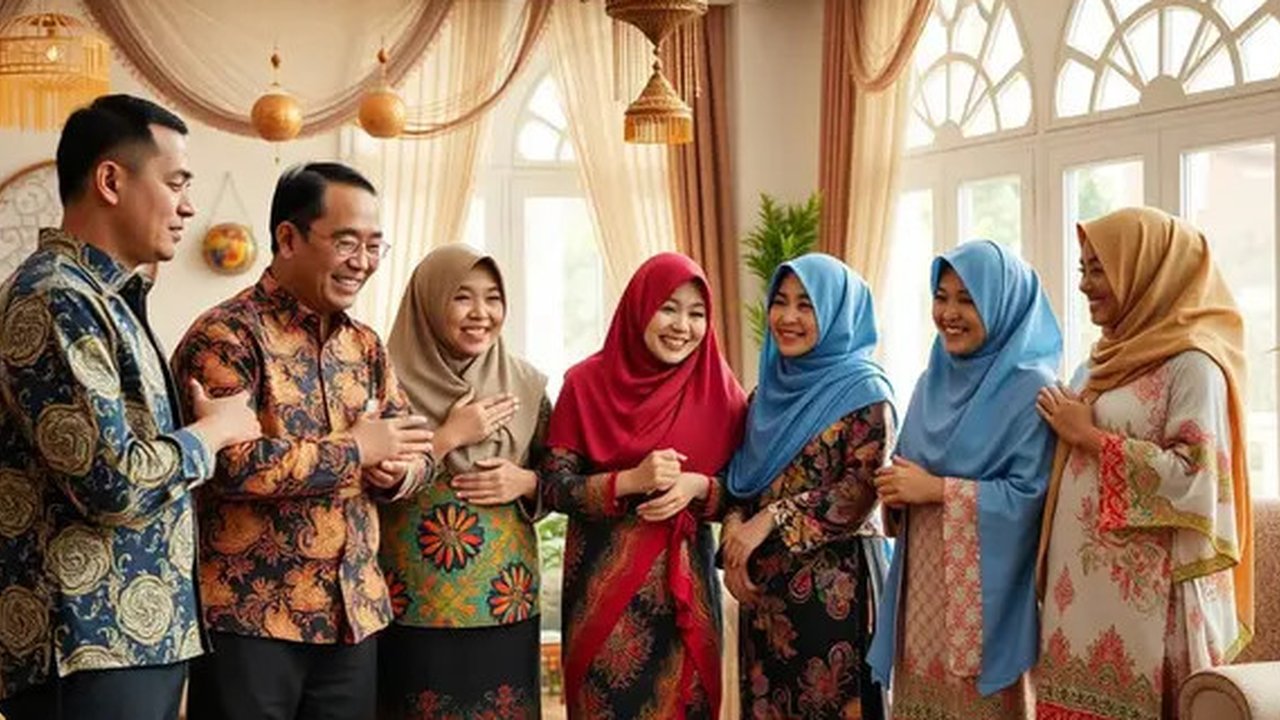 contoh ikrar halal bihalal Ilustrasi dibuat AI