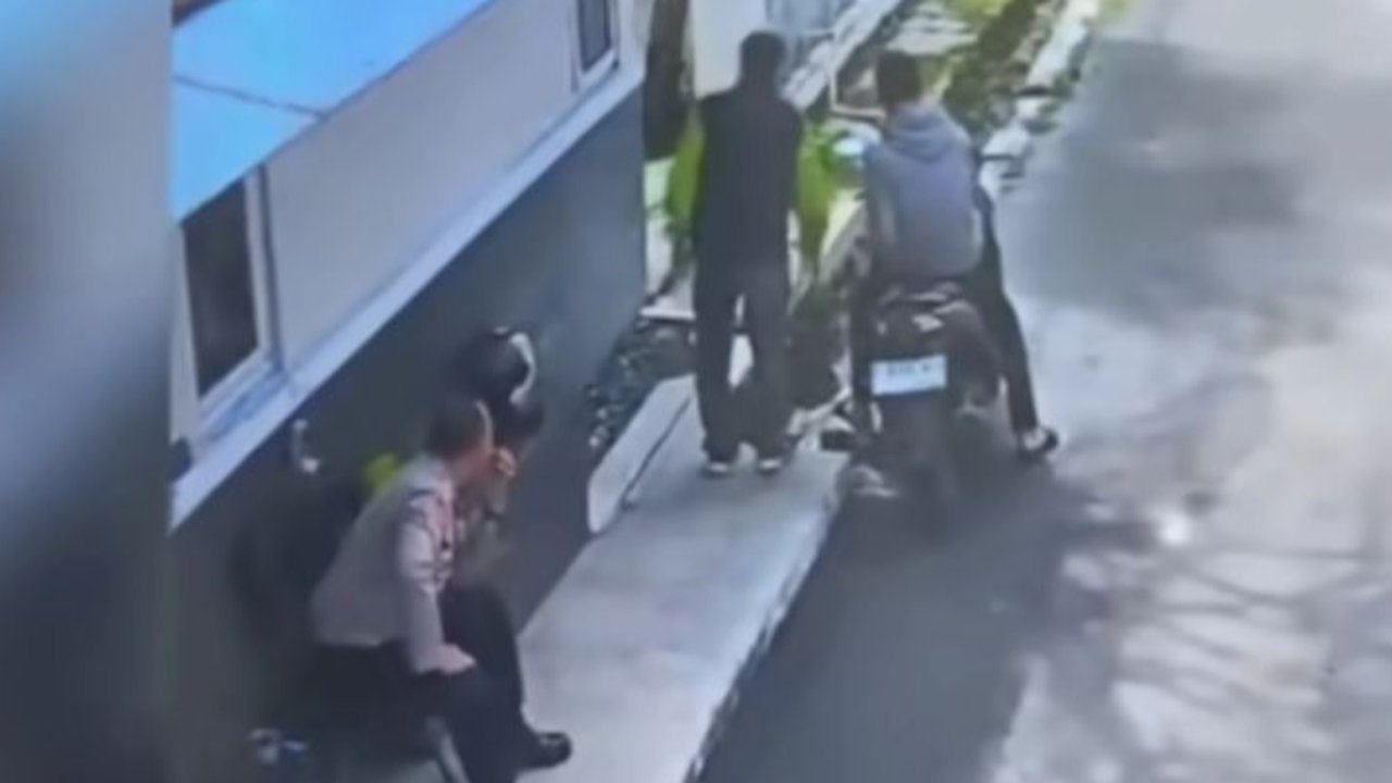 Viral Pencuri Beraksi di depan Polisi, Berhasil Bawa Kabur Sepeda Motor dari Asrama Polri