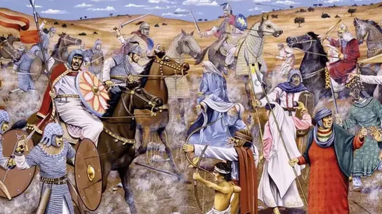 Ilustrasi Perang Yarmuk (Sumber: Laman The Collector)