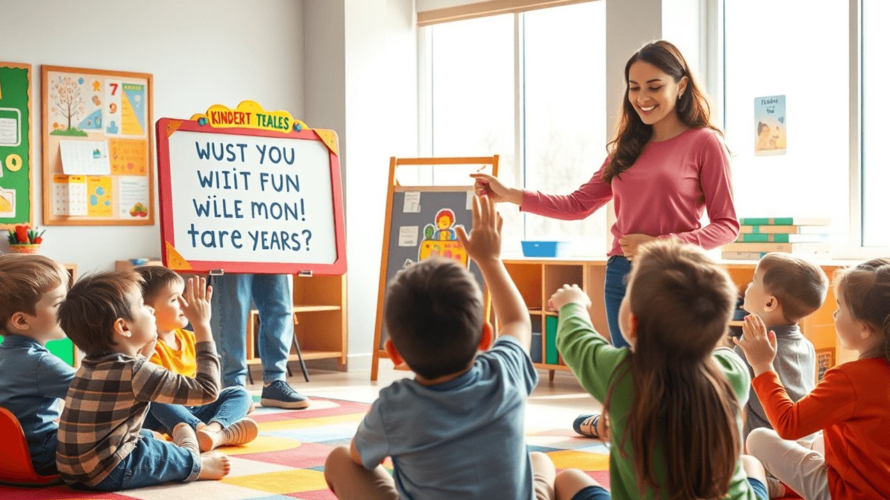 Question of the day for kindergarten