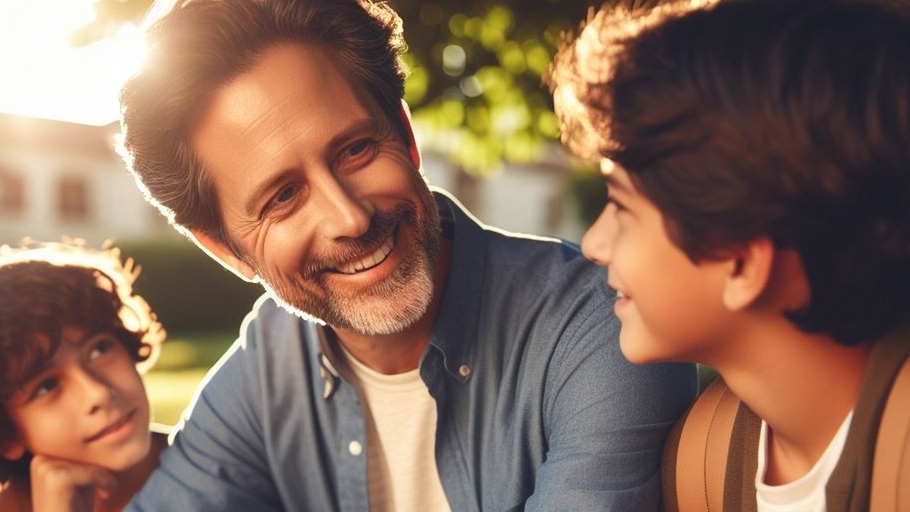 Ilustrasi Orangtua dan Anak Remaja