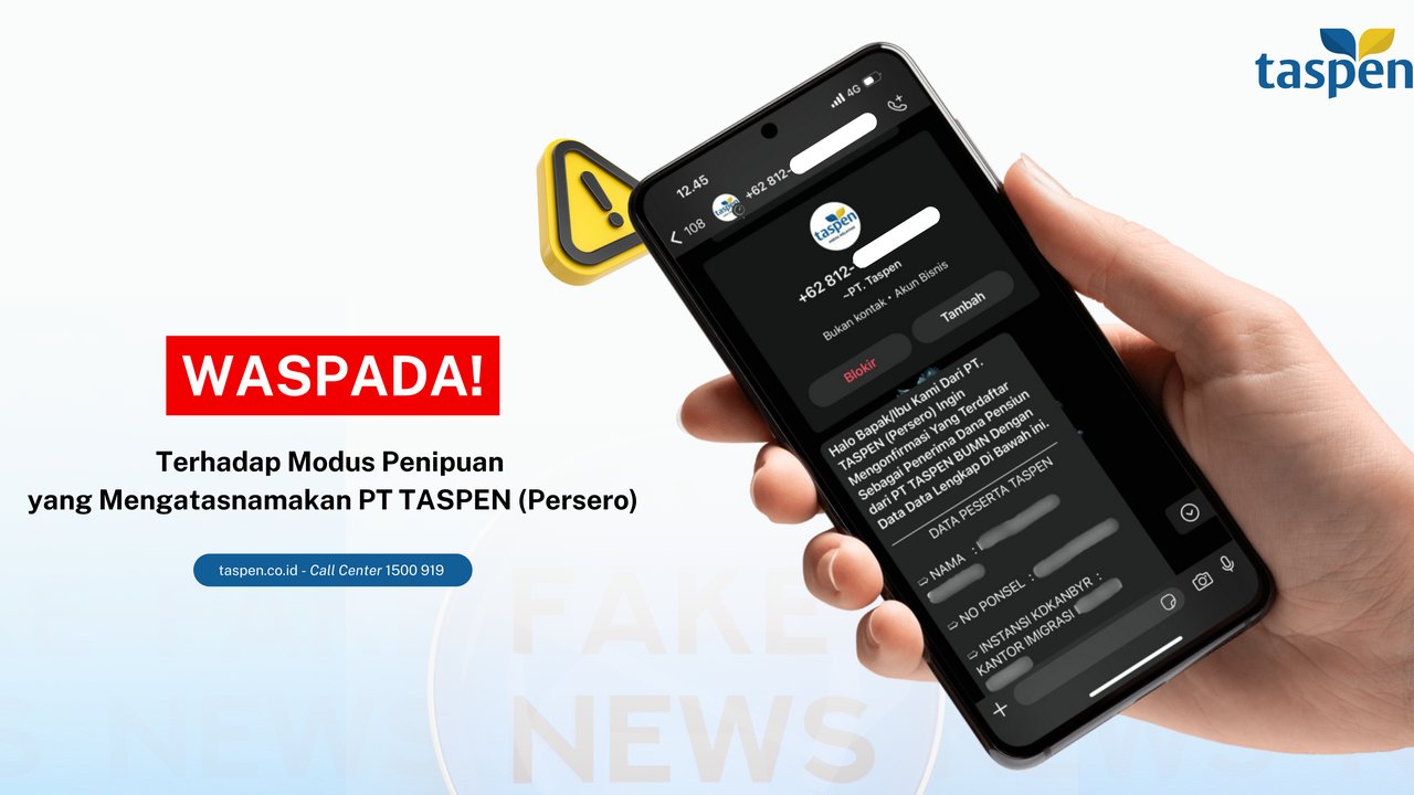 TASPEN Imbau Seluruh Peserta untuk Lindungi Data Pribadi