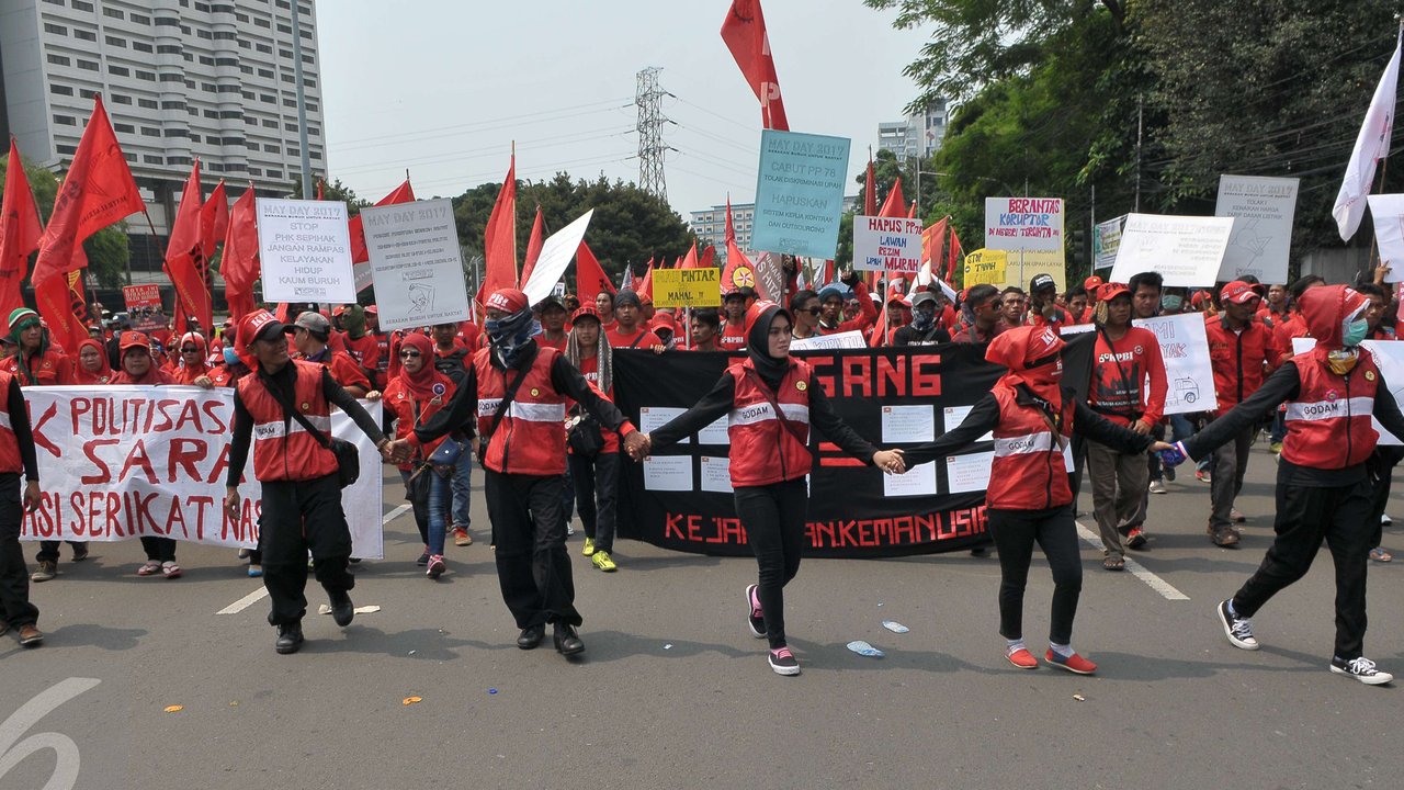 Cerita Asbah Petani Asal Pandeglang Ikut Demo Buruh di Monas: Kami Cuma Ingin Petani Hidup Layak