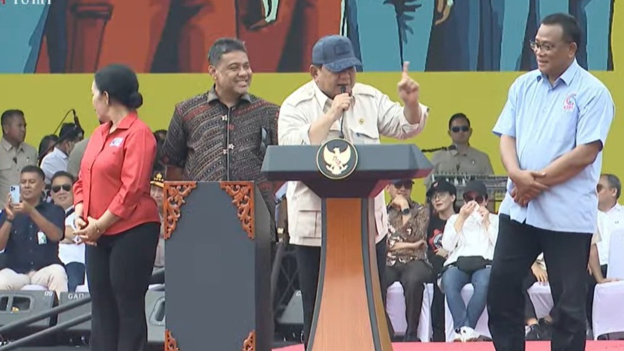 Kado Prabowo untuk Buruh di May Day: Saya Akan Bentuk Dewan Kesejahteraan Buruh Nasional